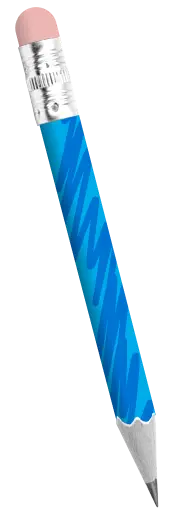 Lápiz azul